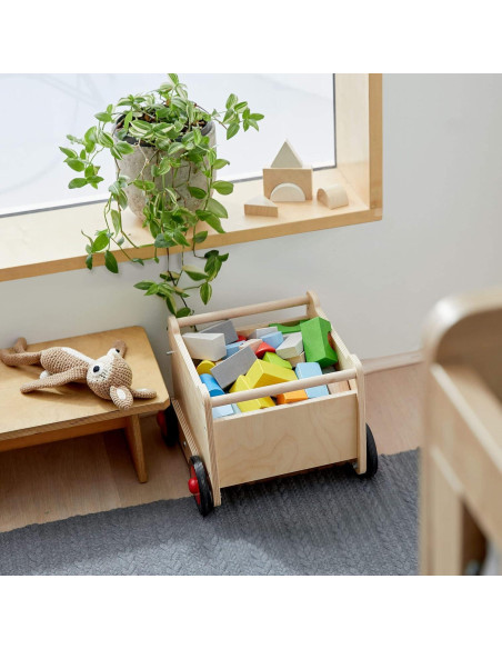 Carrito de Bebé Dragón HABA de Madera con Almacenamiento