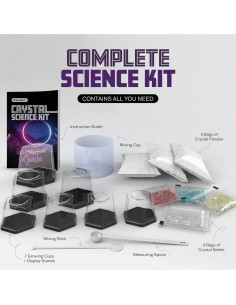 Kit de Crecimiento de Cristales Dan&Darci - Experimentos Científicos 2