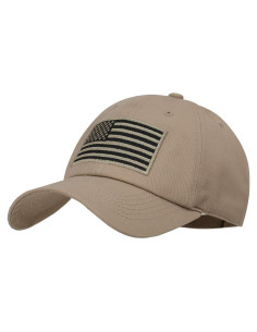 Gorra de béisbol IIN con bandera americana unisex ajustable