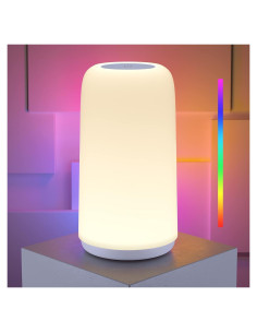 Lámpara de Mesa Táctil ROOTRO T16 LED Regulable RGB