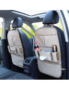 Organizador de Asiento Trasero Pefirst Beige 43x70cm Resistente 2