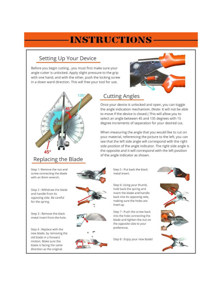 Cortador de Inglete Merhoff & Larkin con 2 Cuchillas Extras