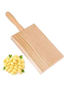 Tabla de Gnocchi de Madera Trinkrittey 24x15 cm para Pasta
