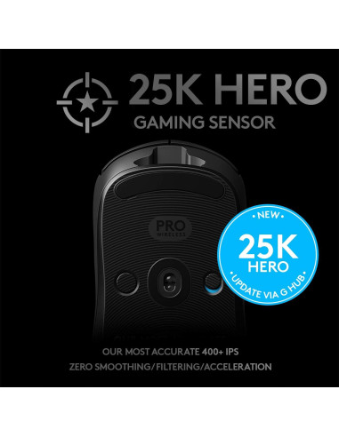 Ratón Gaming Inalámbrico Logitech G Pro 80g RGB