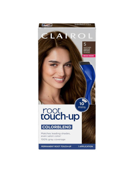 Clairol Root Touch-Up Tinte Permanente 5 Marrón Medio 32.5 ml