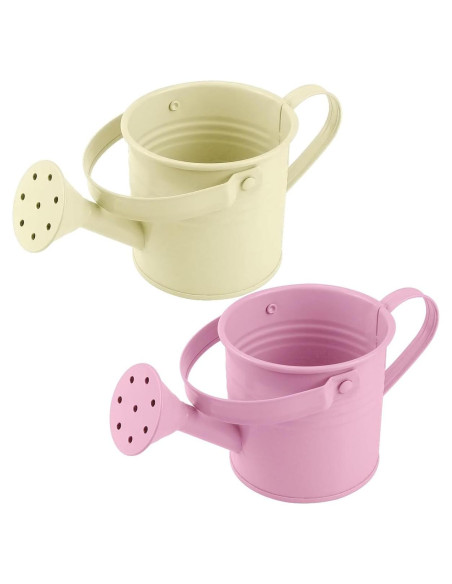 2 Piezas Regadera de Metal para Niños LNQ LUNIQI 200ml Beige