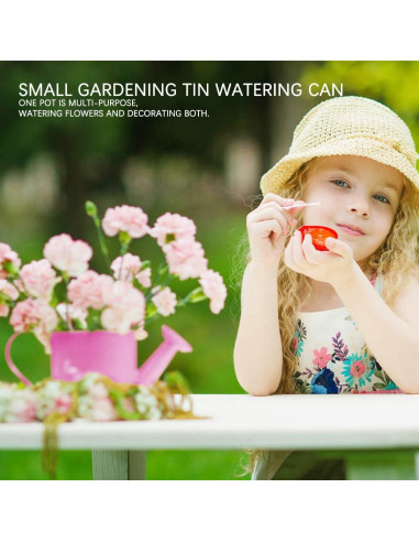 2 Piezas Regadera de Metal para Niños LNQ LUNIQI 200ml Beige