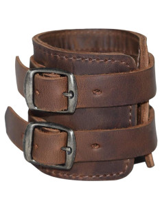 Cinturón de Muñeca Hide & Drink de Cuero Marrón Bourbon