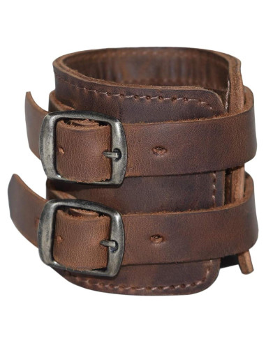 Cinturón de Muñeca Hide & Drink de Cuero Marrón Bourbon
