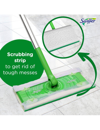 Paños de Mopa Húmedos Swiffer 24 Unidades Febreze Lavanda