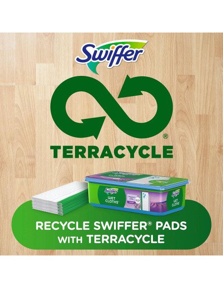 Paños de Mopa Húmedos Swiffer 24 Unidades Febreze Lavanda