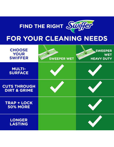 Paños de Mopa Húmedos Swiffer 24 Unidades Febreze Lavanda