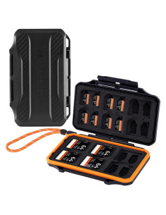 Estuche K&F Concept para 36 Tarjetas SD y Micro SD Resistente