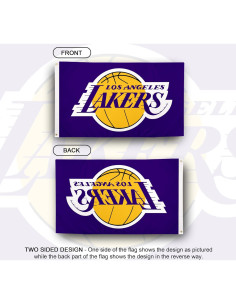 Bandera Los Angeles Lakers Desert Cactus 3x1.5m Poliester 2