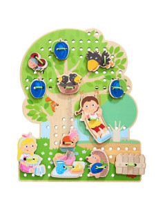 Juego de Enhebrado HABA para Niños 3 a 5 Años - 31 Azulejos