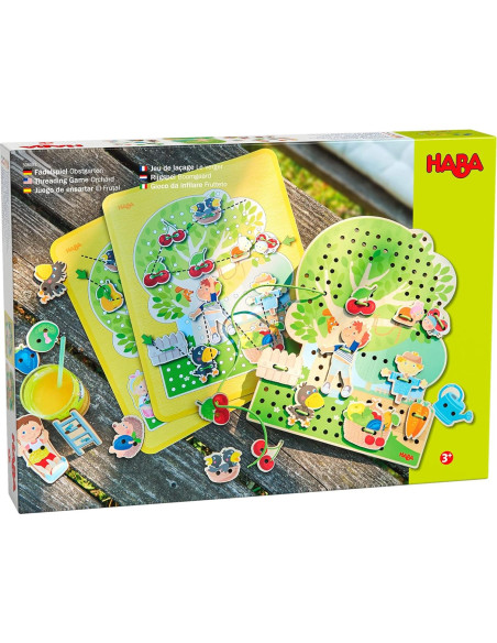 Juego de Enhebrado HABA para Niños 3 a 5 Años - 31 Azulejos Juego de Enhebrado HABA para Niños 3 a 5 Años - 31 Azulejos
