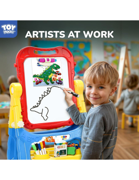 Caballete de Arte STEAM Life para Niños 4 en 1 Ajustable