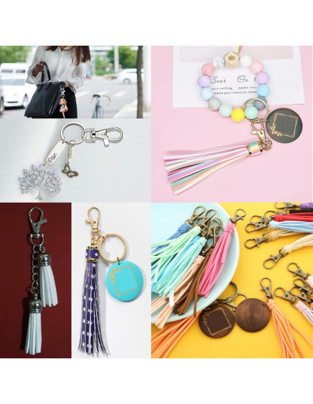 Ganchos de Snap Giratorios ZoloAJay 50pcs Metal Plata 32mm