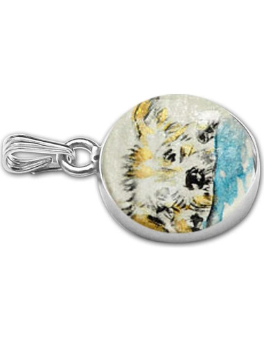 Pendiente de Bisel de Plata Esterlina 925 para Cabujón 16 mm