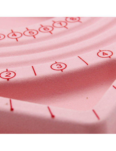 Tablero de Perlas H&W Rosa 32.7x24 cm para Joyería DIY