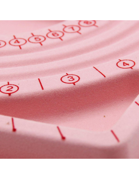 Tablero de Perlas H&W Rosa 32.7x24 cm para Joyería DIY