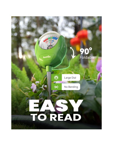 Medidor de Humedad del Suelo RAINPOINT DA01G Verde 30.96cm