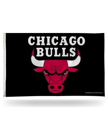 Bandera Rico Industries Chicago Bulls 91x152 cm con Ojales