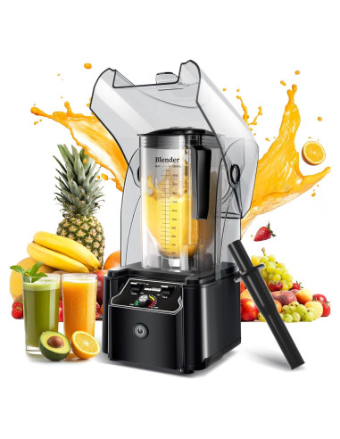 Mezclador Profesional WantJoin K90 Silencioso 2200W 2.2L Negro