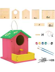 Kit Casa de Aves de Madera Thick&Thin para Adultos 2