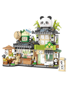 Bloques de Construcción Mini Tienda de Té Shantou 860 Piezas