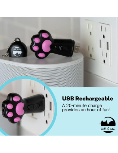 Juguete Láser Recargable para Gatos Luli & Cat - 3 Modos