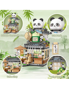 Bloques de Construcción Mini Tienda de Té Shantou 860 Piezas 2