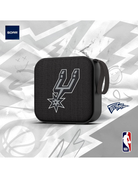 Altavoz Bluetooth SOAR Mini NBA San Antonio Spurs IPX4 Altavoz Bluetooth SOAR Mini NBA San Antonio Spurs IPX4