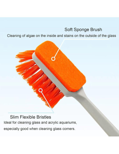 Limpiador de Acuarios Vimvins 30 cm - Raspador de Algas