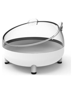 Contenedor de Baño de Arena Meow&Woof 16.5 cm Blanco