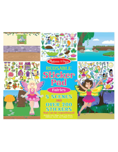 Almohadilla de Calcomanías Reutilizables Melissa & Doug Hadas