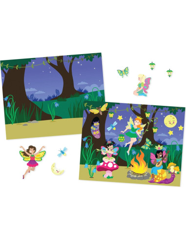 Almohadilla de Calcomanías Reutilizables Melissa & Doug Hadas