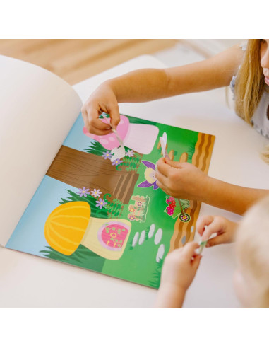Almohadilla de Calcomanías Reutilizables Melissa & Doug Hadas