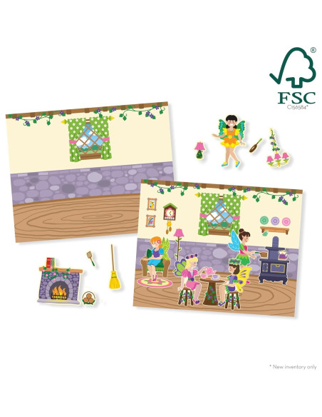 Almohadilla de Calcomanías Reutilizables Melissa & Doug Hadas