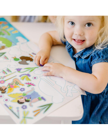 Almohadilla de Calcomanías Reutilizables Melissa & Doug Hadas