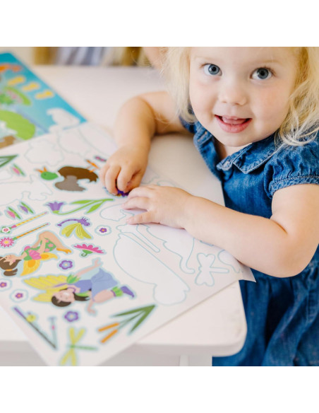 Almohadilla de Calcomanías Reutilizables Melissa & Doug Hadas