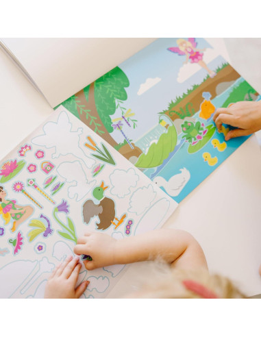 Almohadilla de Calcomanías Reutilizables Melissa & Doug Hadas