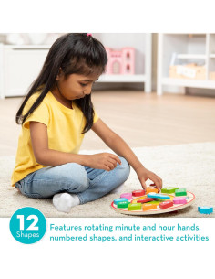Reloj Educativo de Madera Melissa & Doug - Aprender a Decir la Hora 2