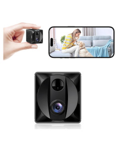 Cámara Espía Mini Mejorada 2024 yhrbtpo 4K WiFi Interior