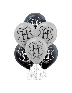 Globos de látex Harry Potter Hogwarts - 30 cm, Paquete de 6