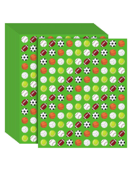 3000 Calcomanías Deportivas Geyee para Niños Multicolor