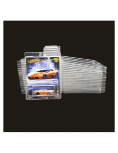 20 Cajas Protectoras para Hot Wheels - Almacenamiento Plegable 16.5x13.3 cm