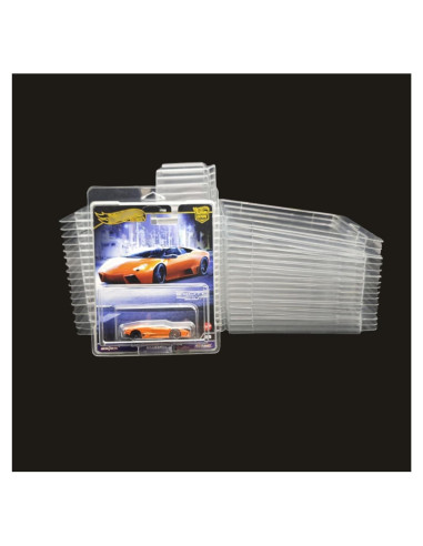 20 Cajas Protectoras para Hot Wheels - Almacenamiento Plegable 16.5x13.3 cm