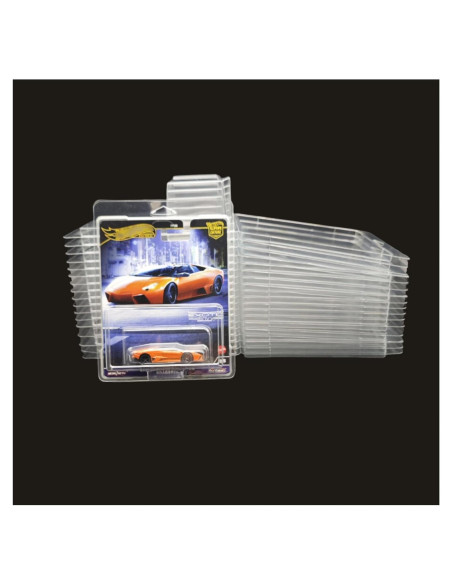 20 Cajas Protectoras para Hot Wheels - Almacenamiento Plegable 16.5x13.3 cm