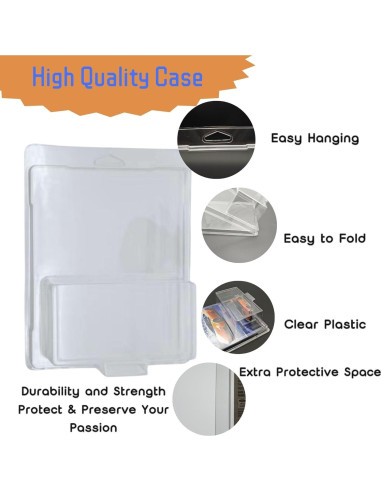 20 Cajas Protectoras para Hot Wheels - Almacenamiento Plegable 16.5x13.3 cm